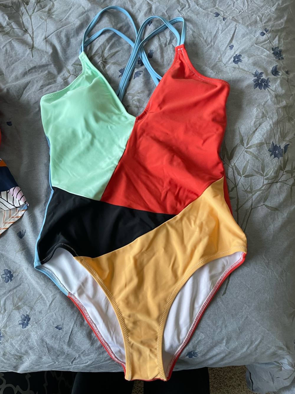 Cupshe Colorblock One-Piece Swimsuit